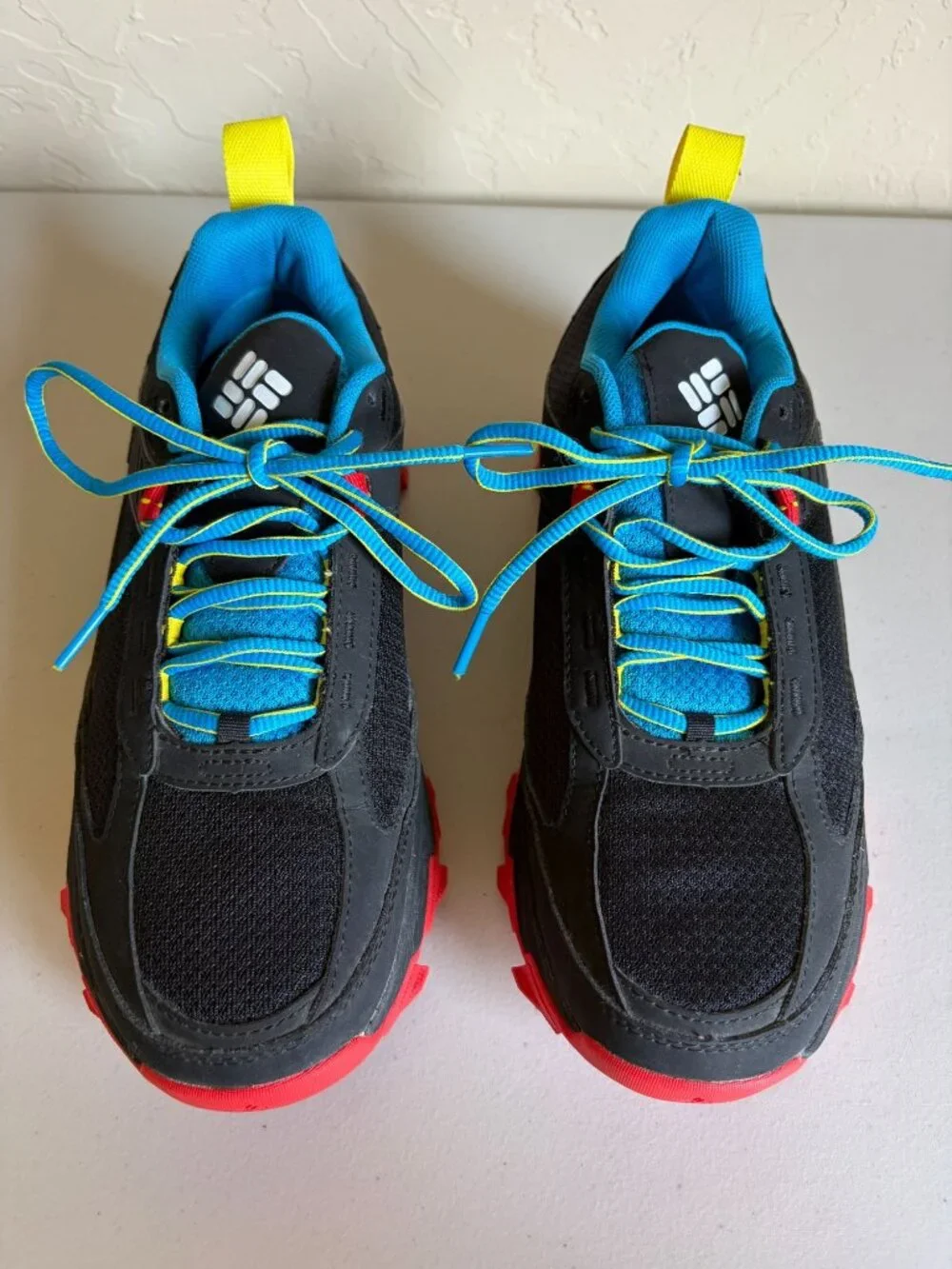 Columbia Hatana Max Outdry Waterproof Trail Shoes Men's US 8 Black Compass Blue